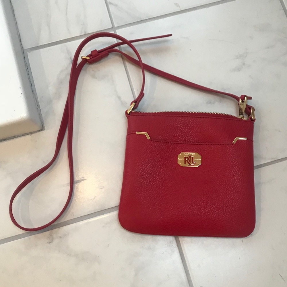 Red Ralph Lauren Crossbody